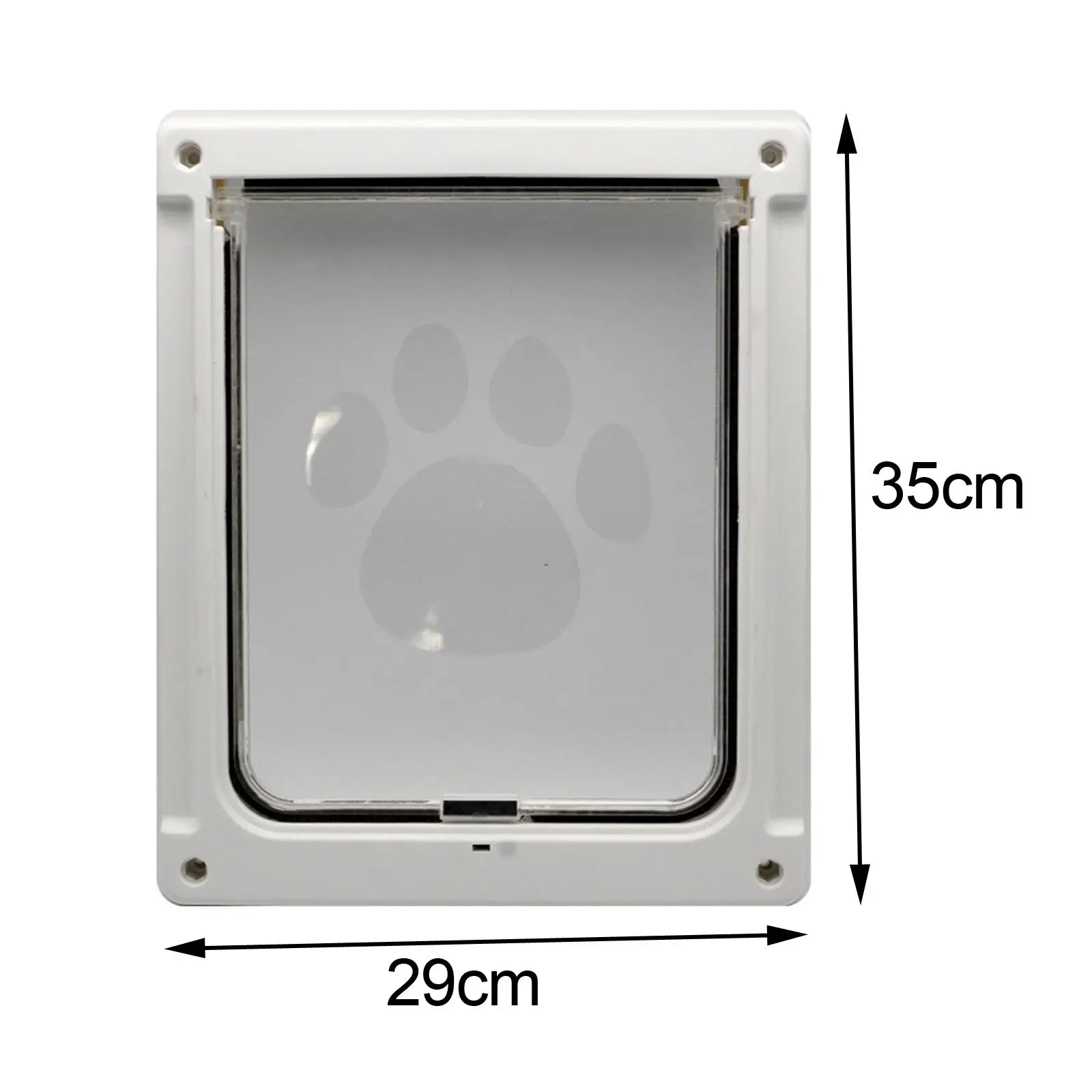 Durable Pet Flap Door Single Flap Automatic Close Tunnel Cat Dog Doors for