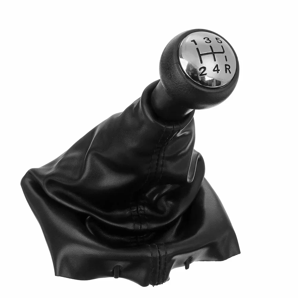 Vehicle Customization Black Car Gear Shift Knob Car Gear Shift Accessories PU Leather Knob Brand New Condition