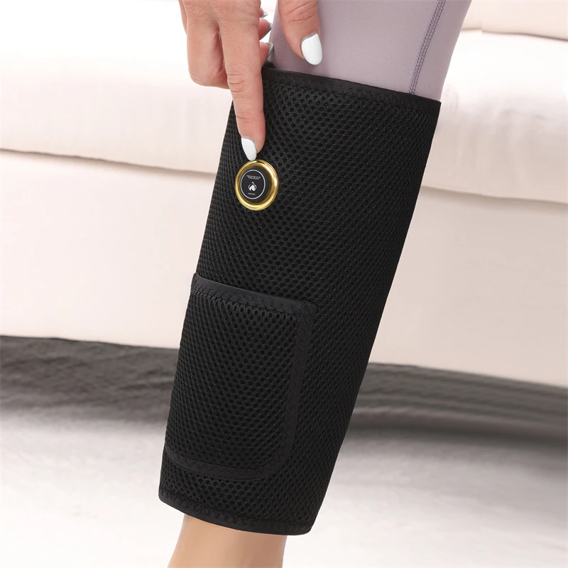 

Воздушный слой с подогревом и обертыванием для икр с вибрационным массажем, снимает жесткость ног, мышечные боли и средства, восстановление после спортивных травм, тепло