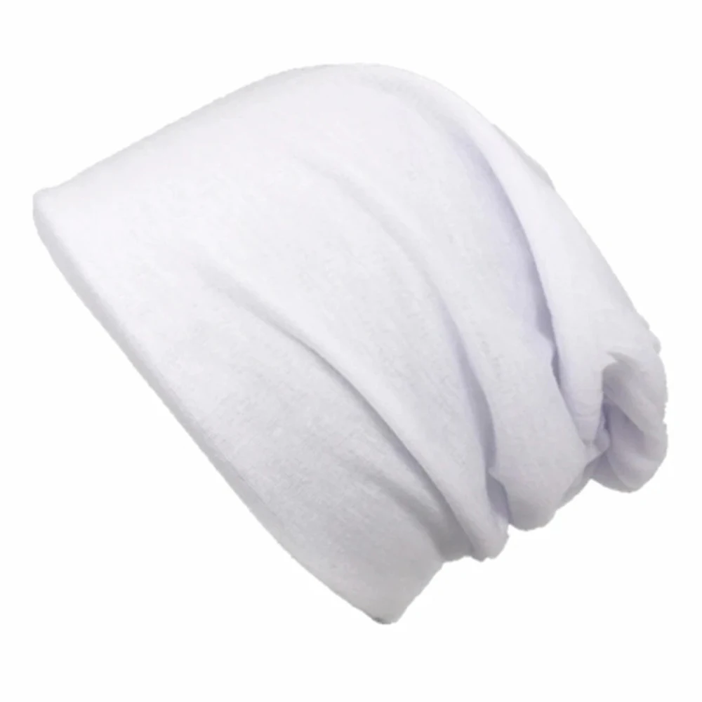 Unisex Knitted Winter Cap Solid Color Hip Hop Slouch Skullies Beanie Casual Hat for Women Men