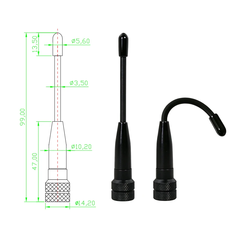 LoRa WAN 868MHz 863-870MHz 869MHz Soft Antenna Omni High Gain SMA Connector Module U.FL-1 For Meshtastic Remote Control NB-IoT
