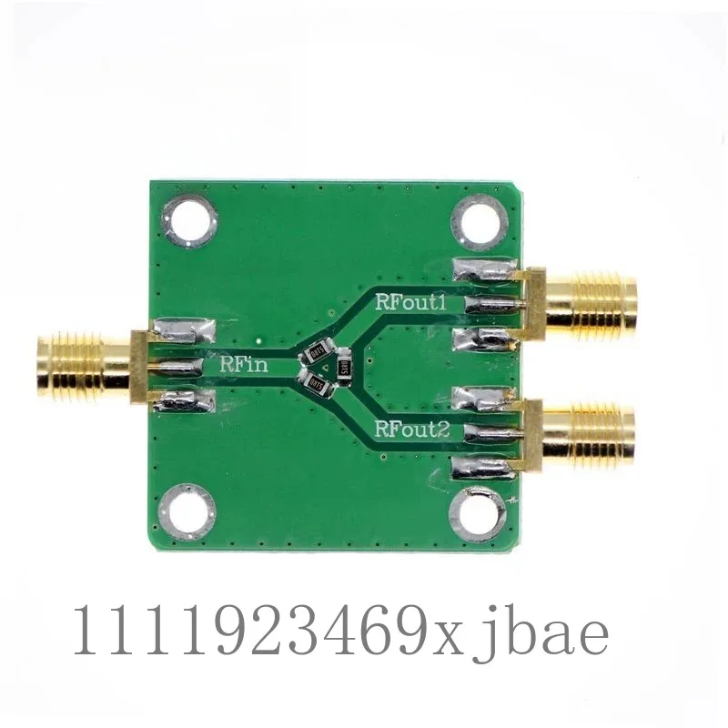 RF Microwave Power Divider Resistor Type 1 Input 2 Output Signal Splitter Module