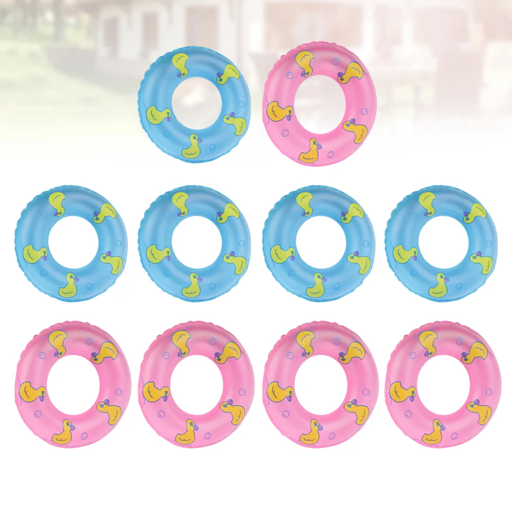 10 Pcs Swimming Ring Kid Aid Float Rings Floties Life Buoy Pool Party Baby Toys