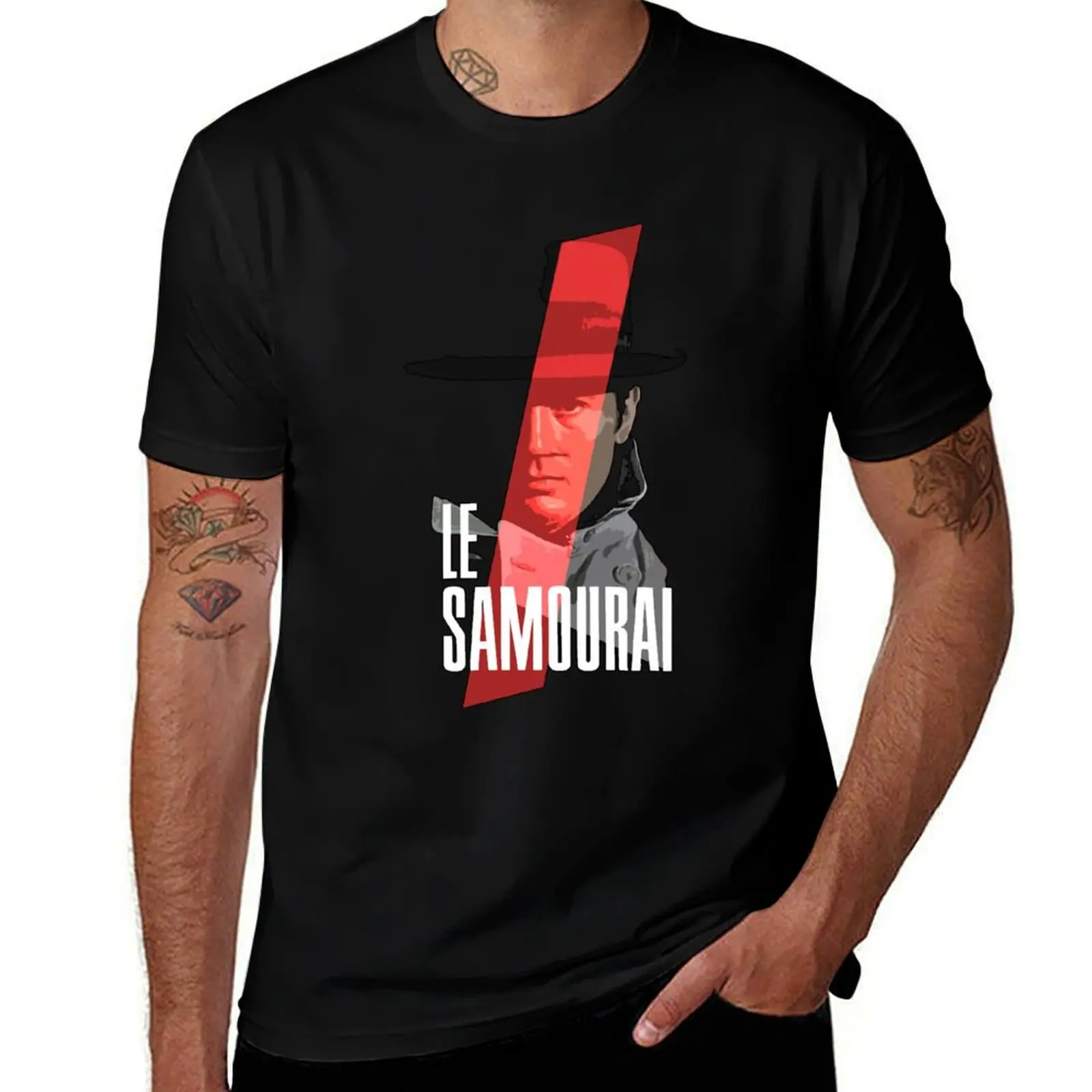 Le Samourai Alain Delon T-Shirt funny t shirts man T-Shirt