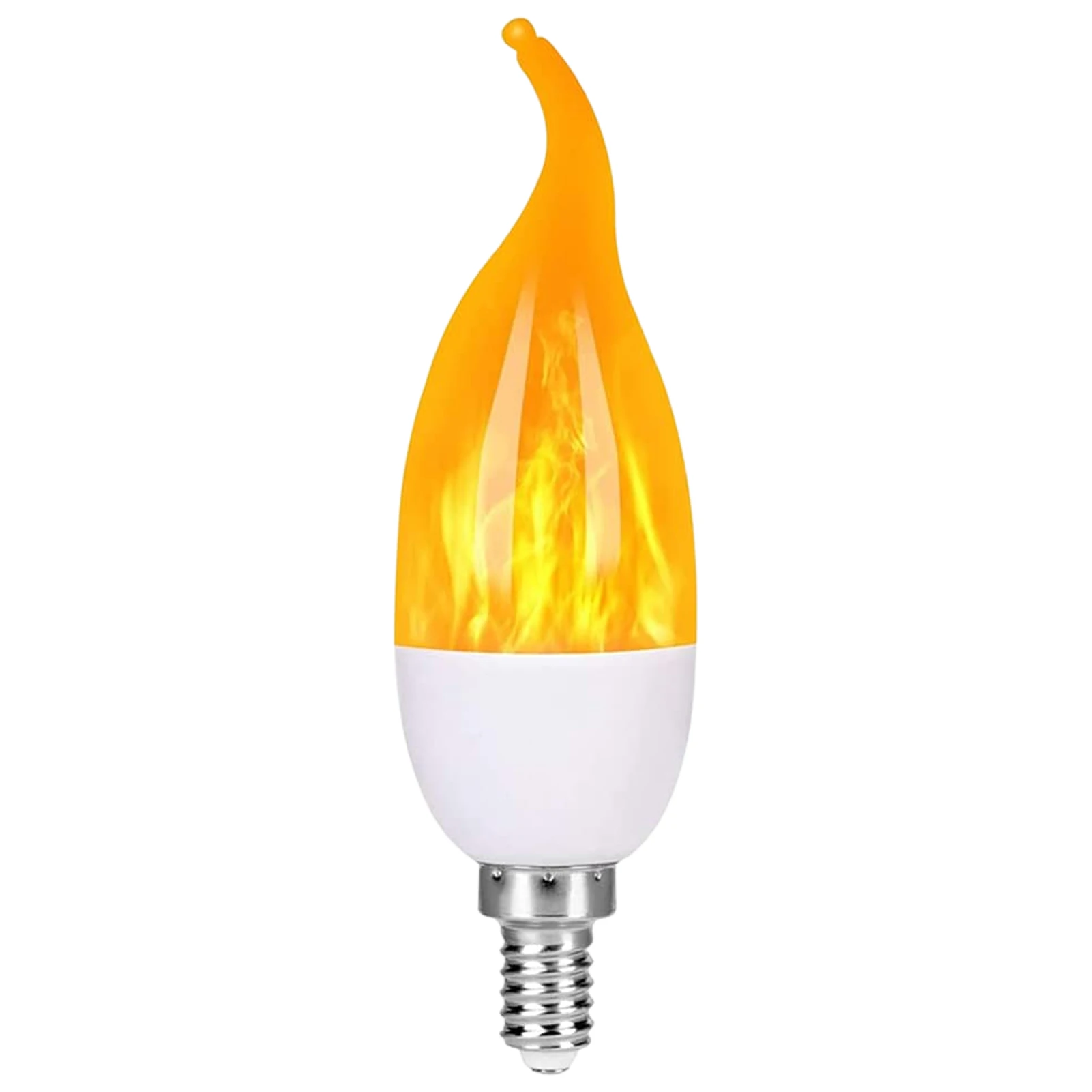 E12/E14 Flame Light Bulbs 3 Modes With Upside Down Effect LED Flickering Candelabra Light Bulbs For Indoor Outdoor Decoration