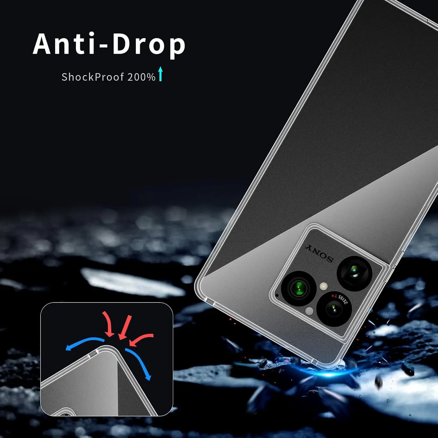 Ultra Thin Soft TPU Clear Camera Protection Case Cover for Sony Xperia 1 VIII 2026 view 3