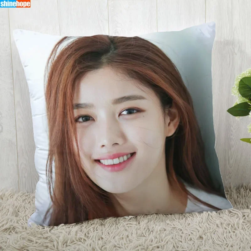 Kim Yoo Jung Pillow Cover Customize Pillowcase Modern Home Decorative Pillow Case For Living Room 45X45cm A2020.9.3