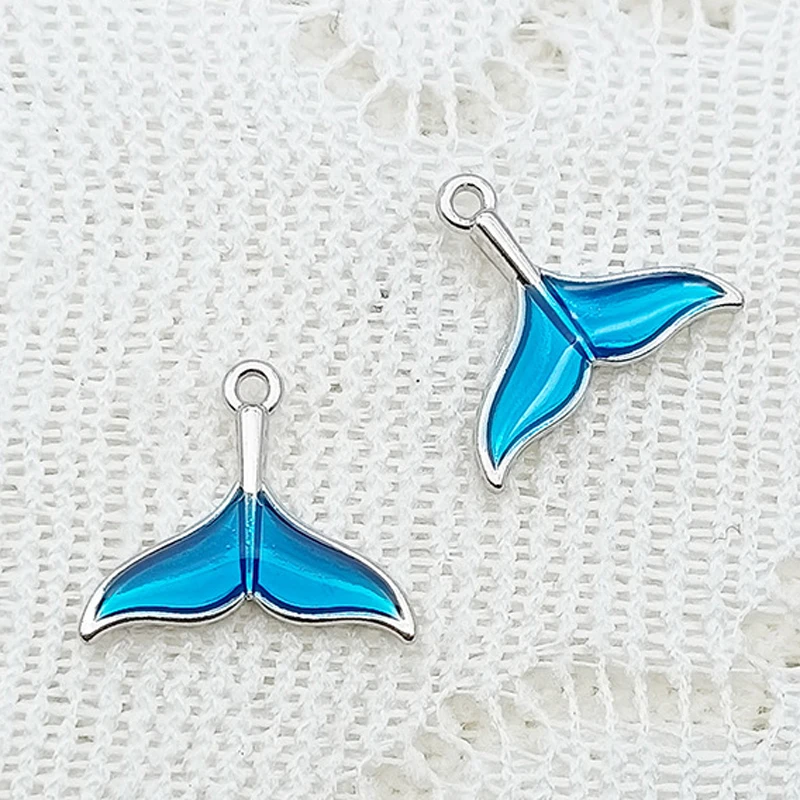 دلاية دلفين من سلسلة المحيط ، أخطبوط من سبيكة ذاتية الصنع ، إكسسوارات مجوهرات ، زيت بالتنقيط ، ذيل أزرق ، مادة سلسلة مفاتيح ، نجم بحري ، 10: 50 #6