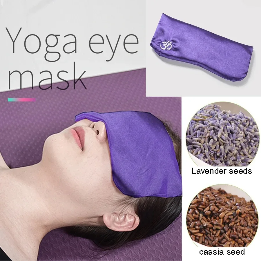 Yoga Eye Pillow Sleep Heating Lavender Cassia Seed Meditation Rest Technique Eye Mask Apply Eye Bag Sleep Shadow Aid