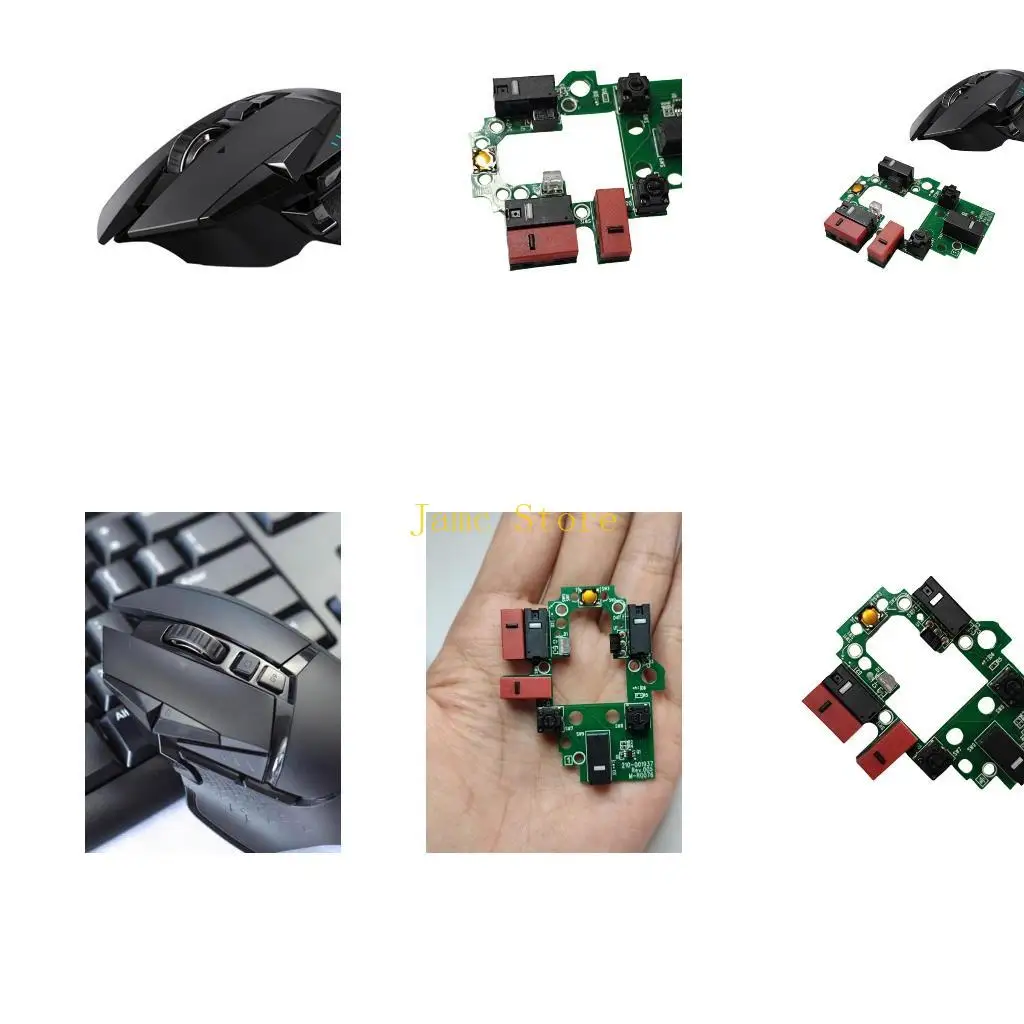 

LX0B Мышь Микропереключатель Плата кнопки мыши Левая и правая материнские платы для беспроводной мыши G502