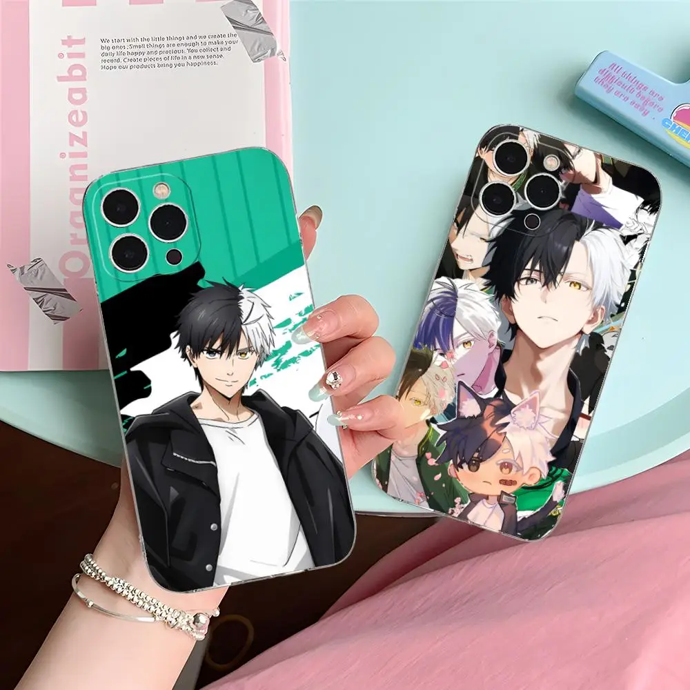 

Чехол для телефона Wind Breaker Haruka Sakura для iPhone 16, 15, 14, 13, 12, 11 X XR XS 8 6 Pro Max Plus, мини-прозрачный цветной защитный роскошный чехол