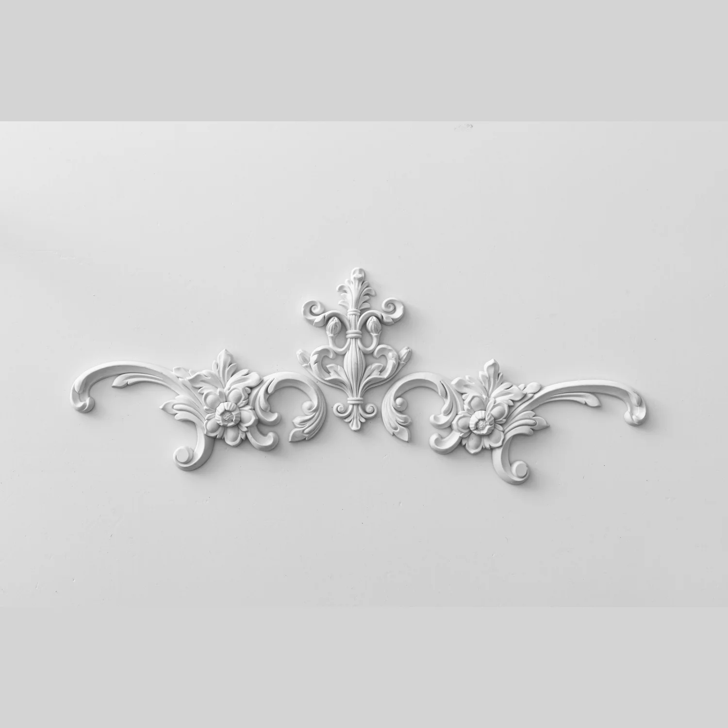 JMZ29 3D Embossed PU Decorative Corner Trim Eco Friendly Waterproof For Home Villa Hotel Interior