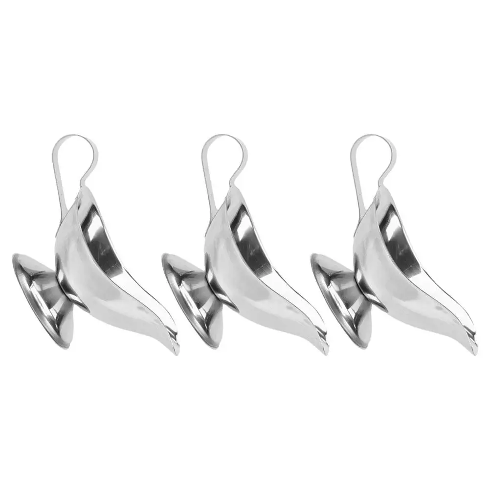 Juego de 3 piezas de jarras para salsa de acero inoxidable, elegante salsera para servir pimienta negra, champiñones y jarabe de arce en el hogar o en restaurantes.