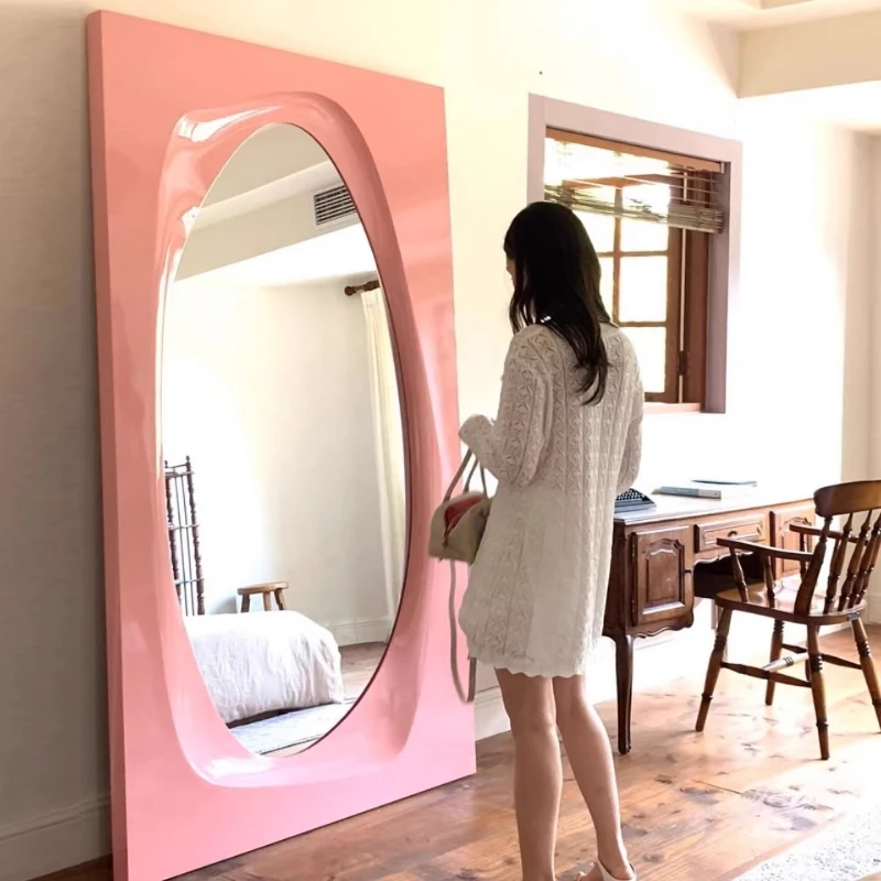 

Зеркало в полный рост Dopamine Memphis, большая мебель для гостиной, декор для комнаты, современный кремовый стиль, минималистичный дизайн, Lustro Duze