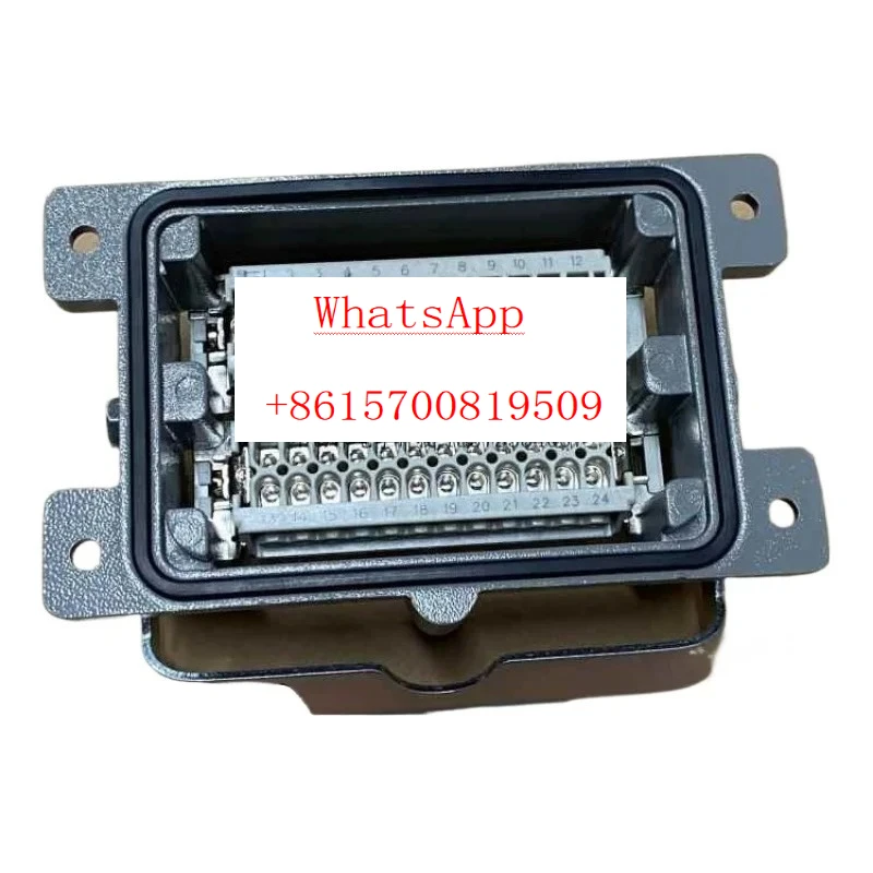 48 pin heavy-duty connector 24 core aviation plug HE-024-F M H48B-HB-1L