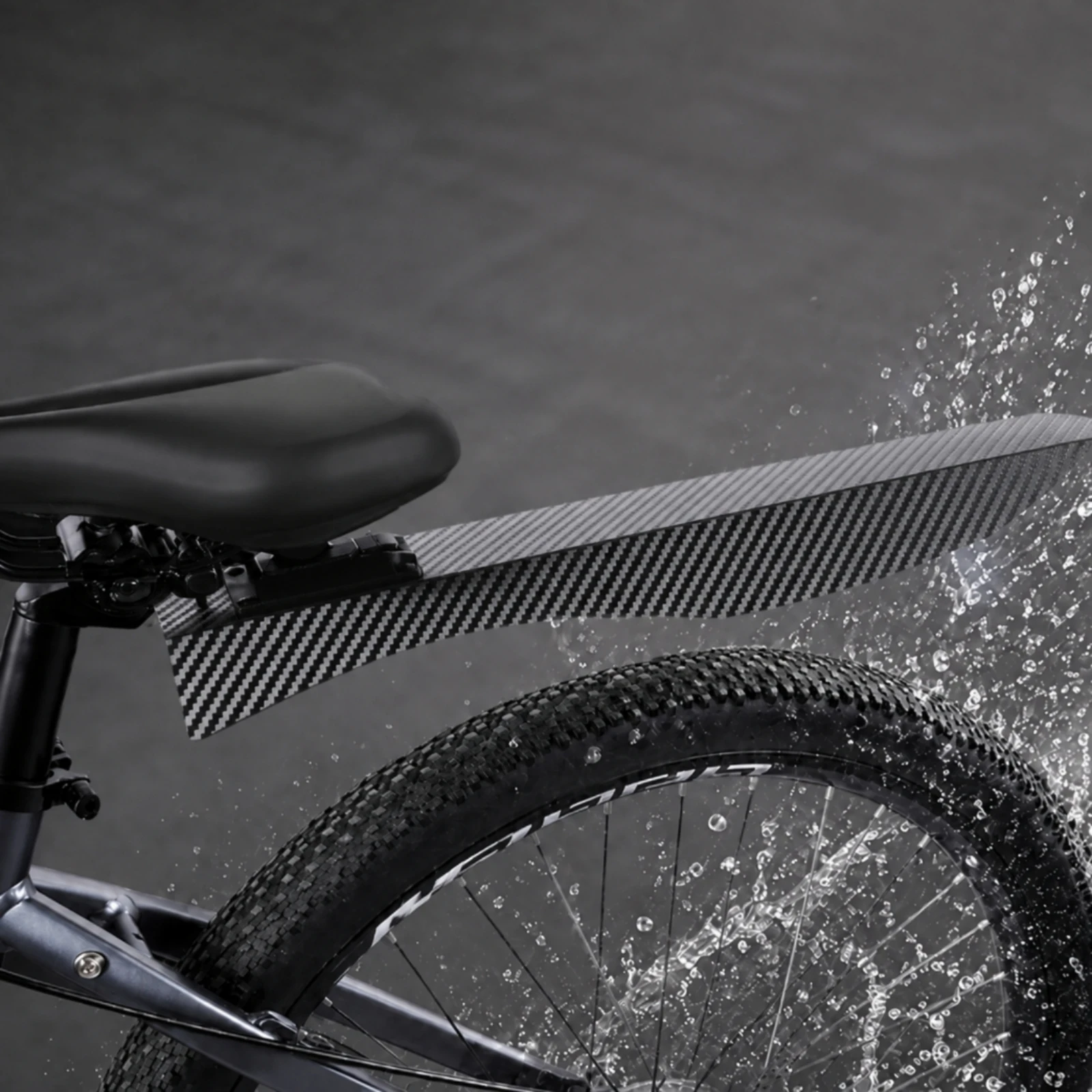 2 Pieces Mountain Bike Mudguard Deformation-Resistant Bike Mudguard Adjustable Bike Mudguard High Strength Mountain Bike Mud