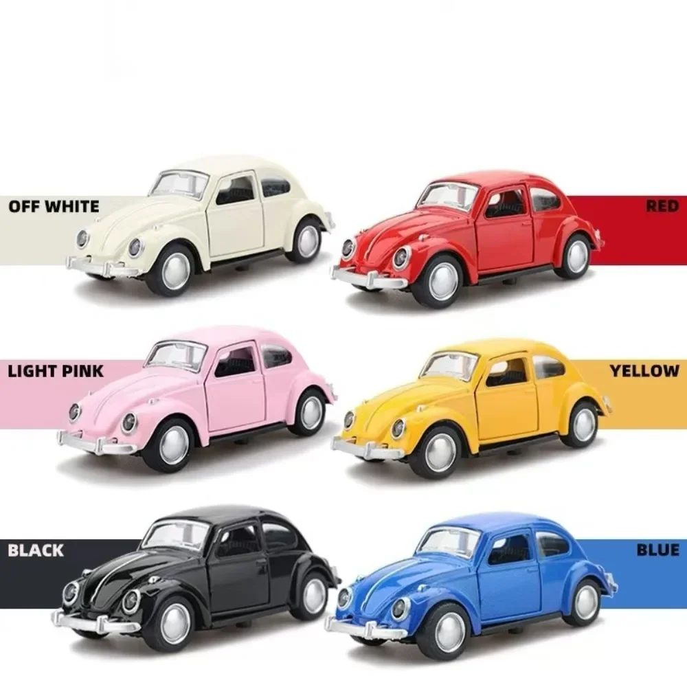 Alloy Beetle Model Car 1:36 Scale Toy for Kids, Detailed Replica, Collectible Car Model, Diecast Metal, Gift for Auto Enthusiast