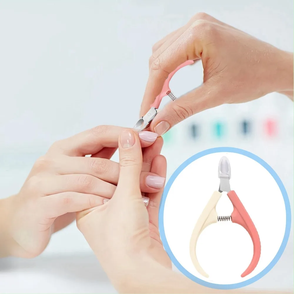 Stainless Steel​​ Cuticle Nippers​​ ​​Heavy-Duty​​ ​​Durable​​ Cuticle Trimmer ​​Ergonomic Grip​​ ​​Compact​​ ​​Pedicure Tool​​
