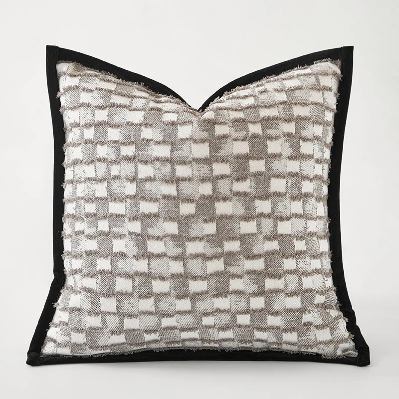 2026 New Fashionable Cut Flower Fabric Cushion Cover