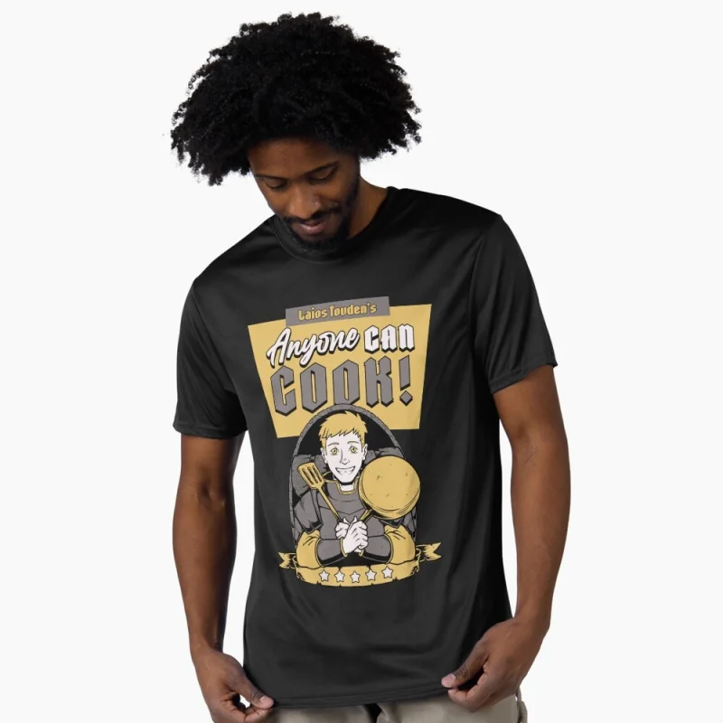 

Dungeon Food Book - Human Delicious in Dungeon Gift T-Shirt for RPG Gamer Dungeon Meshi Anime Graphic clothes All size tops