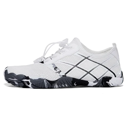 Imagen 2 del producto Zapatos de agua para hombre, zapatos descalzos, antideslizantes, transpirables y de secado rápido, adecuados para la playa al aire libre y las zapatillas deportivas de interior