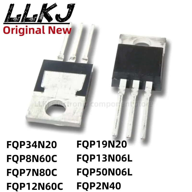 1pcs FQP34N20 FQP8N60C FQP7N80C FQP12N60C FQP19N20 FQP13N06L FQP50N06L FQP2N40 TO-220 MOS FET