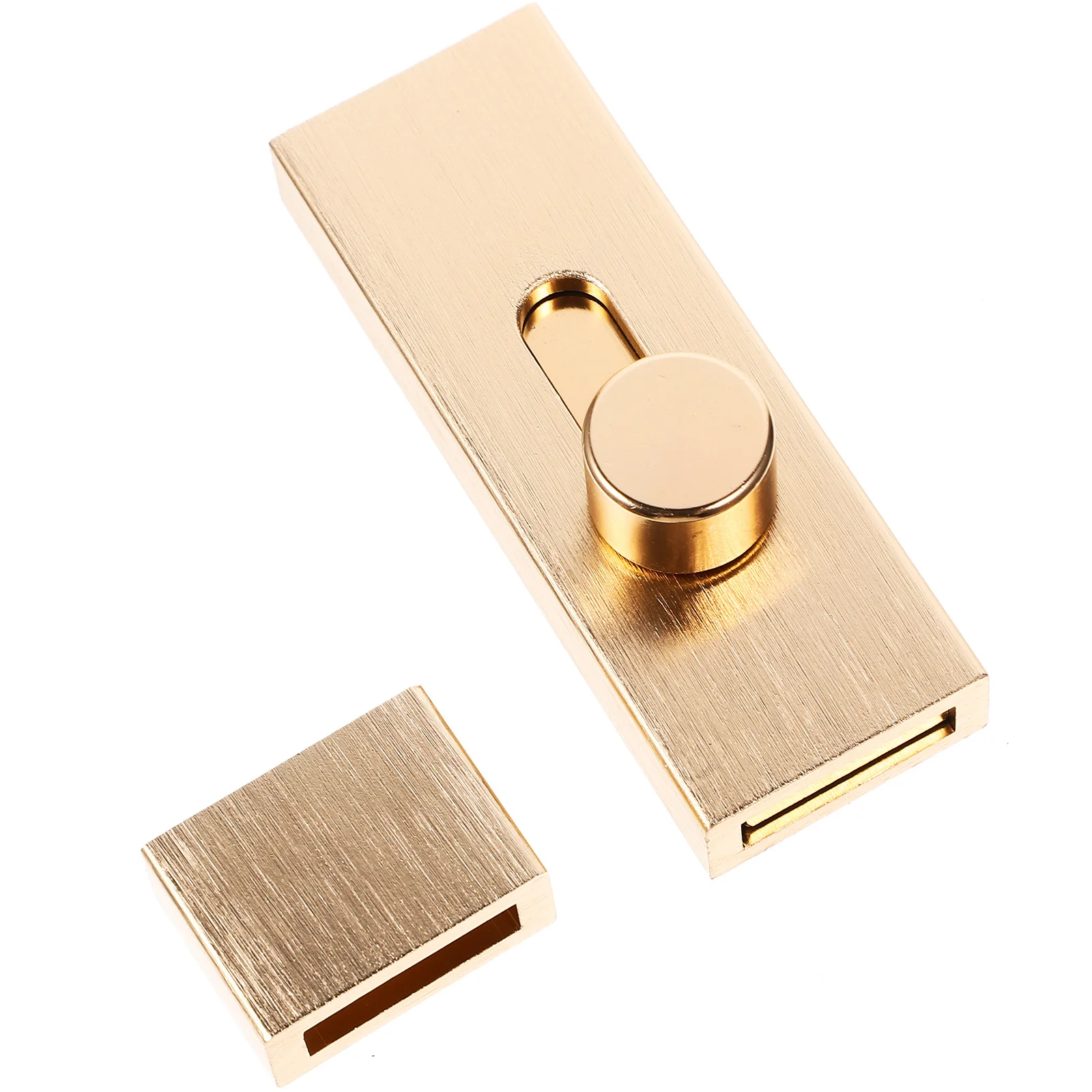 

Door Bolt Aluminum Alloy 4 Inch Sliding Door Flush Bolt Latch Security Bar Reliable Lock for Bathroom Bedroom Garden Cabinet