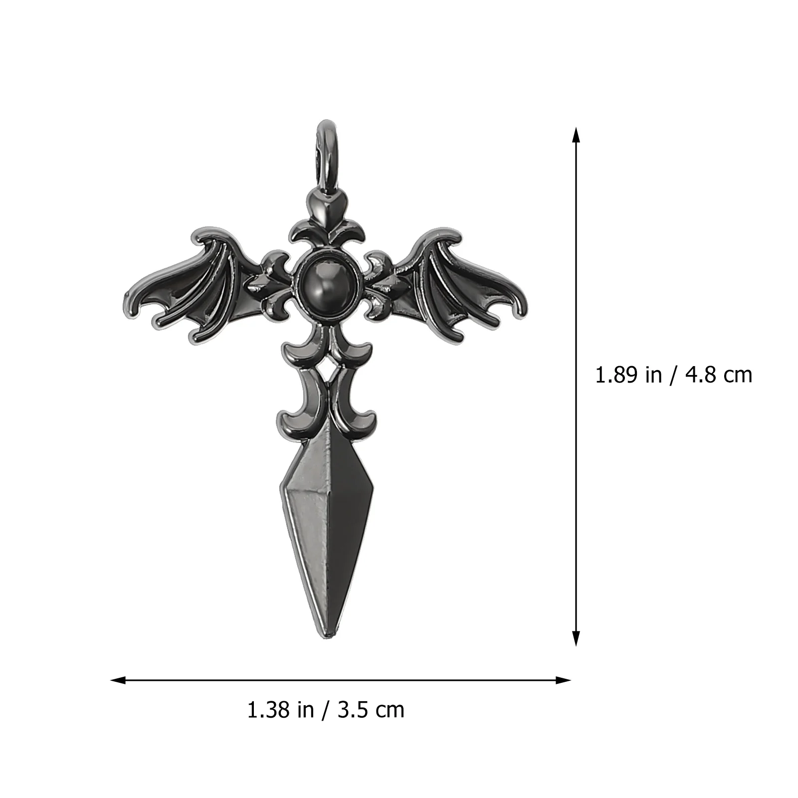 

8 Pcs Pendant Charms for Jewelry Making Wing Beads Cross Diy Jewelry Accessories Supplies Metal Creative Accessories Gifts