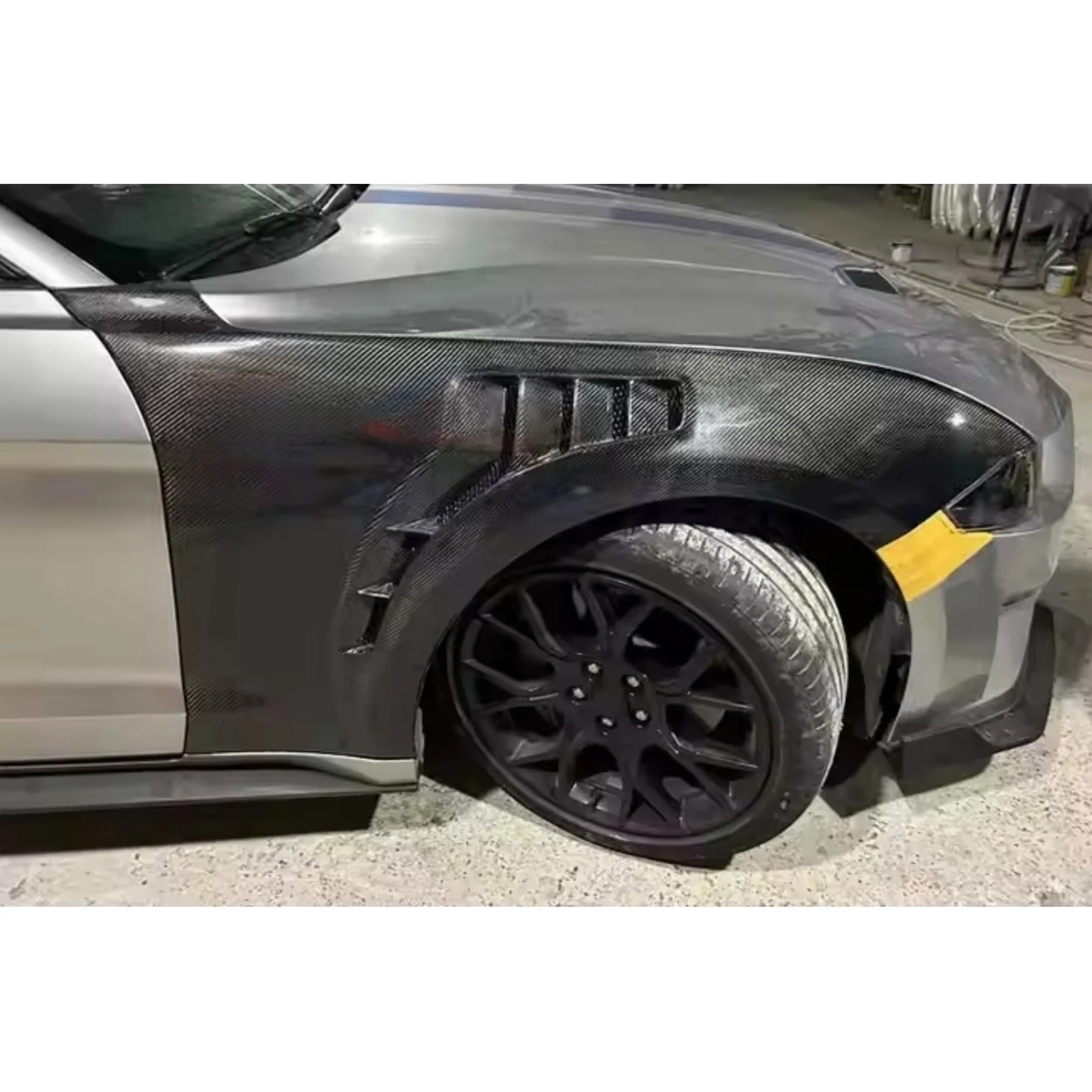 COOL DESIGN for Mustang GT500 Made for High Quality Carbon Fiber Body Kits Perfect Fit Fender for MUSTANG GT500 Hot Selling view 4