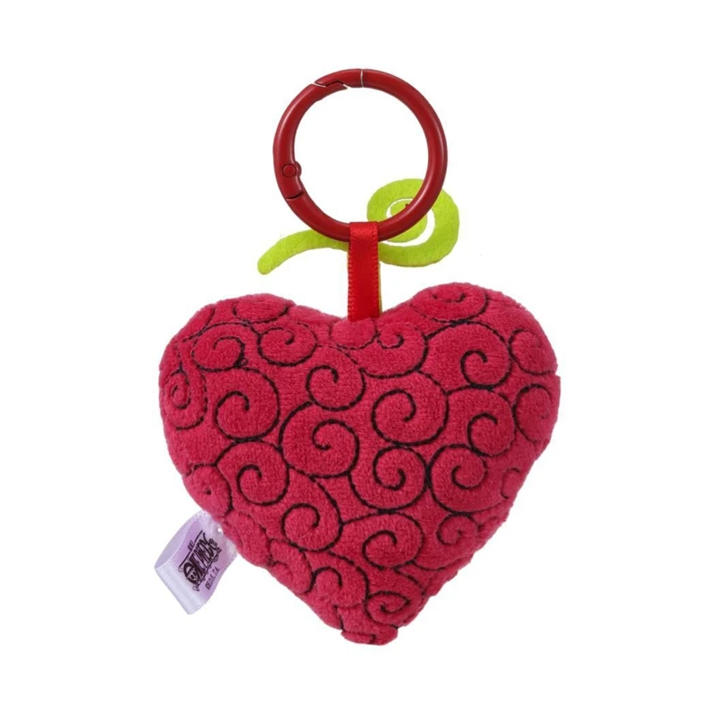 

MINISO One Piece Devil Fruit Plush Keychain Anime Collectible Soft Stuffed Key Ring Cute Gift for Fans Adults Kids
