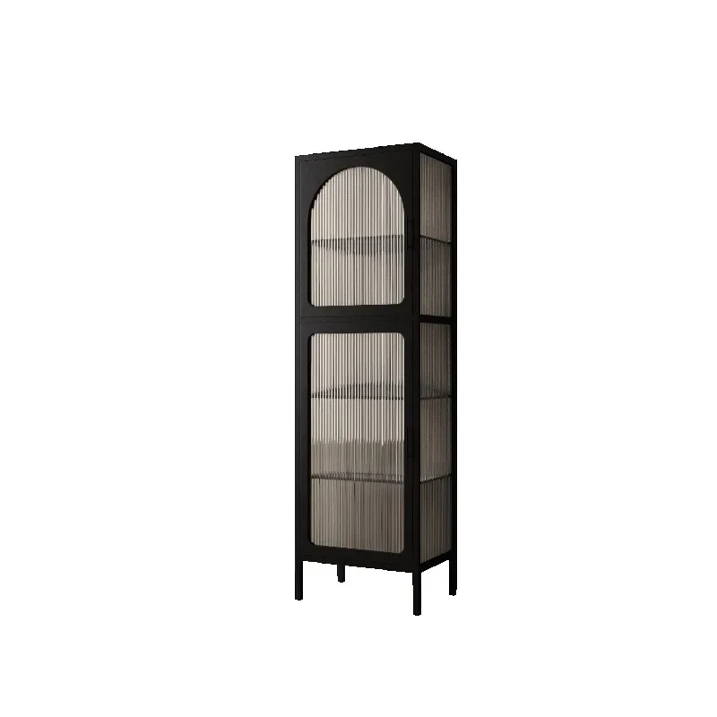 Light luxury foyer display cabinet side cabinet chest cabinet large-capacity storage cabine simple modern glass porch cabin