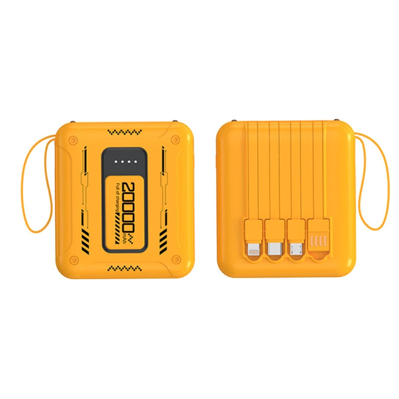 

For Iphone for Samsung for Xiaomi for Huawei Large Capacity 5000/10000/15000mAh Super Fast Charging 4-in-1 with Cable Suitable