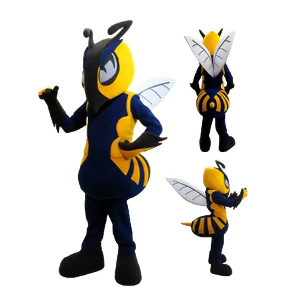 MASKOT wysokiej jakości kostiumy do przebierania od hakuouki anime duży futrzany hornet kostium maskotka dla dorosłych karnawał motyw pszczoły mascotte przebranie zestaw 2097