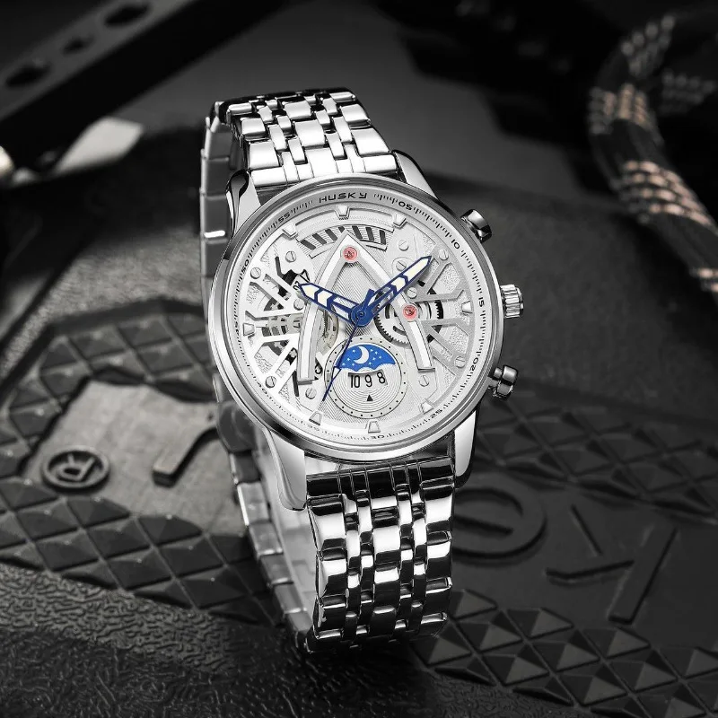 Yikaze Luxus Herren Quarz Armbanduhr wasserdicht Edelstahl lässig Business Männer Armbanduhren Mode Sport uhr für den Menschen