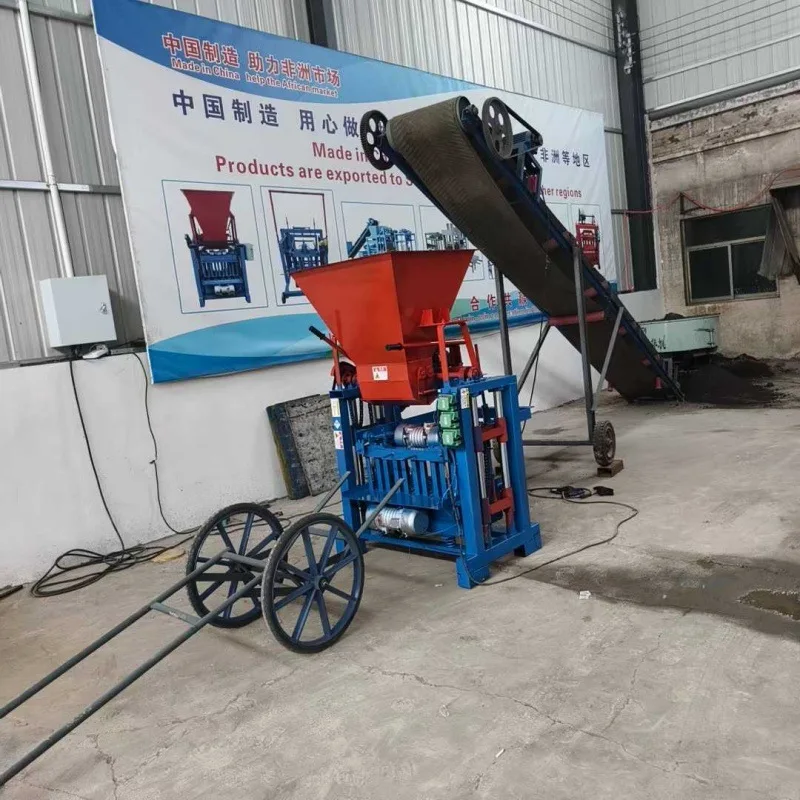 

(Sea shipping customization) 4-35 Hollow Brick Production Line Fully Automatic Concrete Hollow Block Forming Machine Constructio