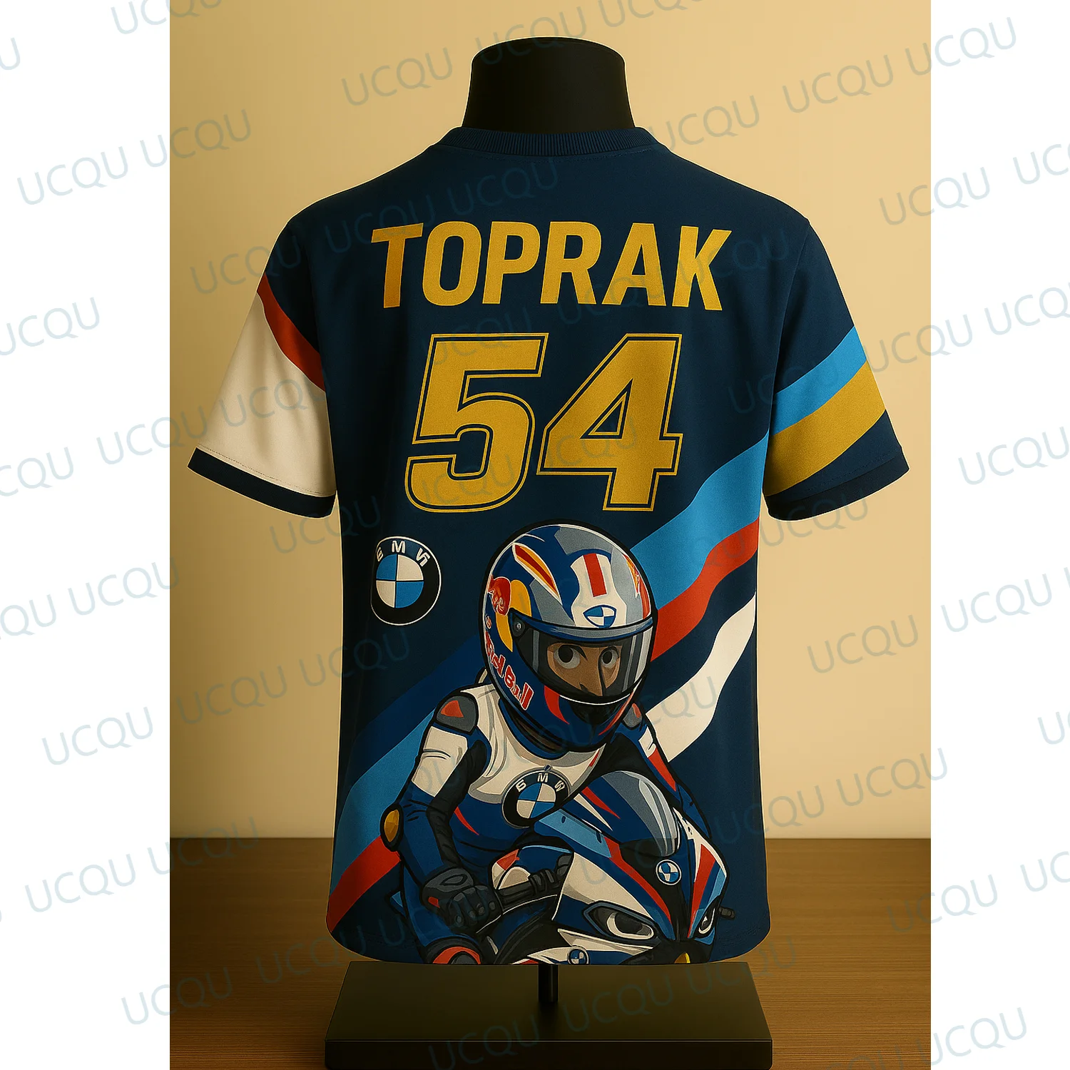 

Топрак # 54 Классическая футболка SBK BMW M Power — мягкая и удобная футболка в стиле ретро для любителей супербайков