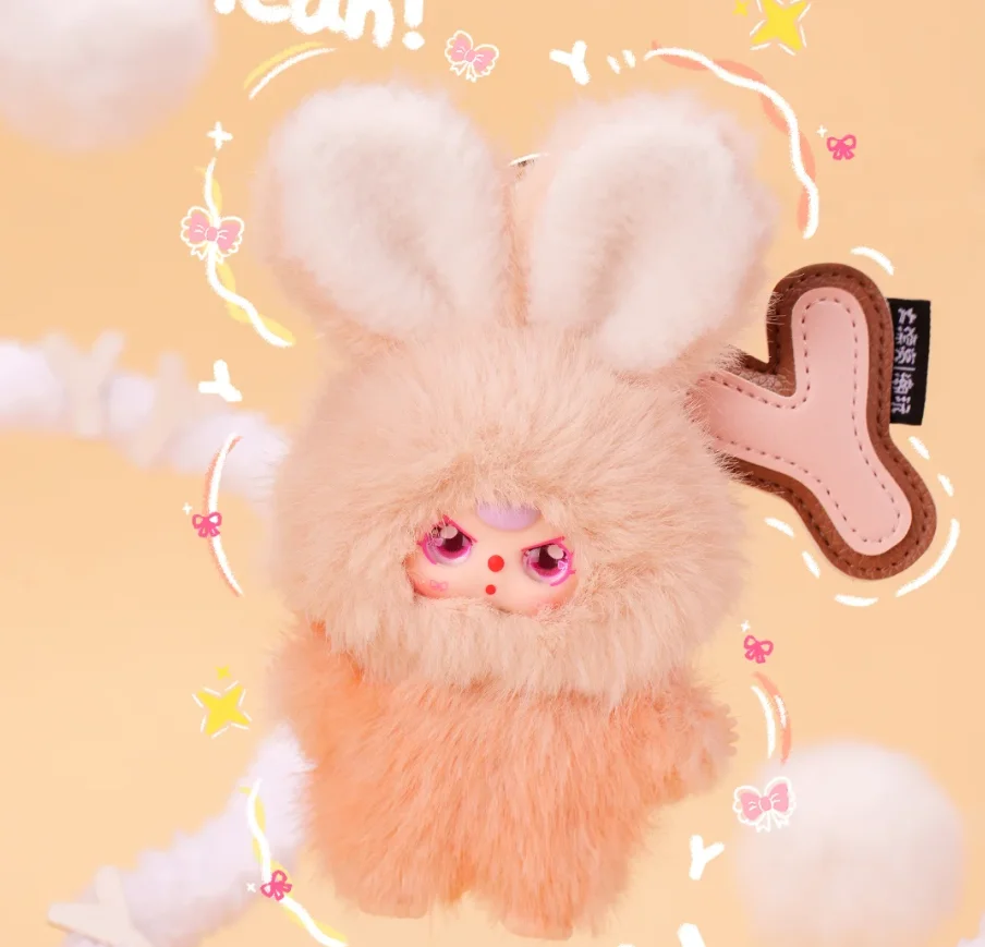 Nieuwe Kawaii Stijl Baby Drie Super Mini Bunny Serie Vinyl Blind Box Mystery Box Hanger Pop Verrassing Verjaardag Meisje Cadeau