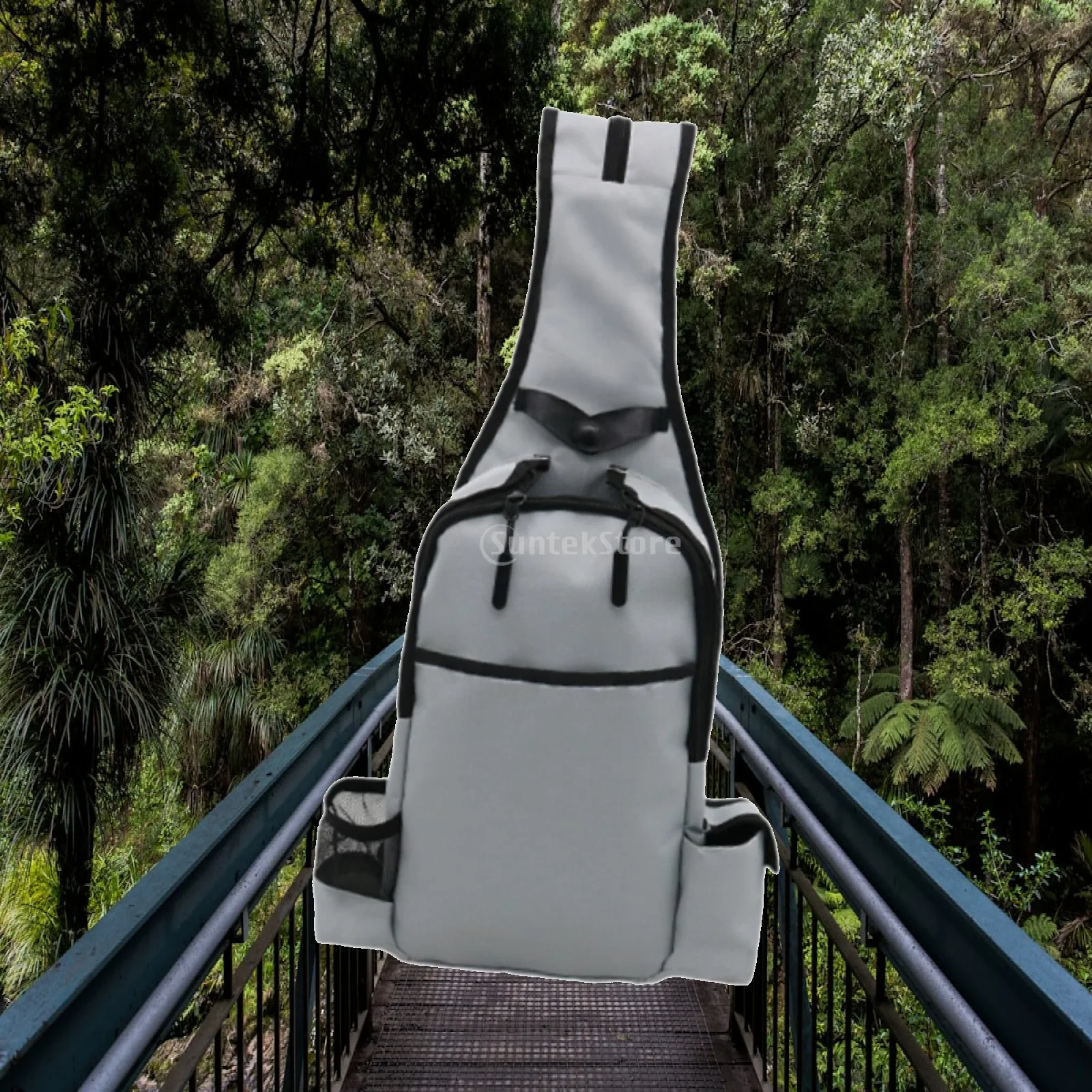 

Badminton Squash Racquet Carrier Rucksack Multi Pocket Backpack for Outdoor Training Equipment Storage