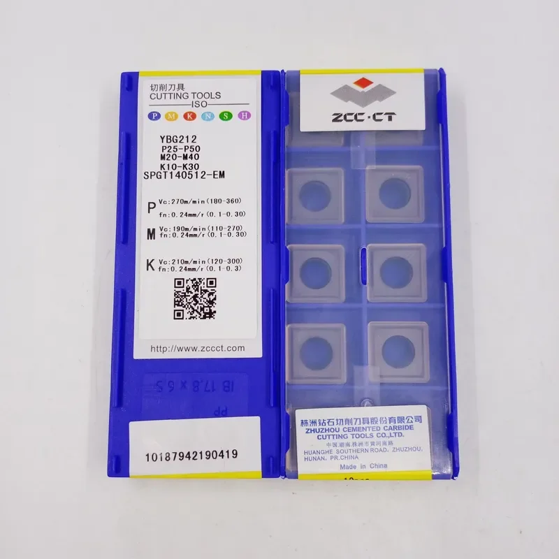 CT CNC Insert SPGT140512-EM YBG212 for Alloy Steel Milling Tool