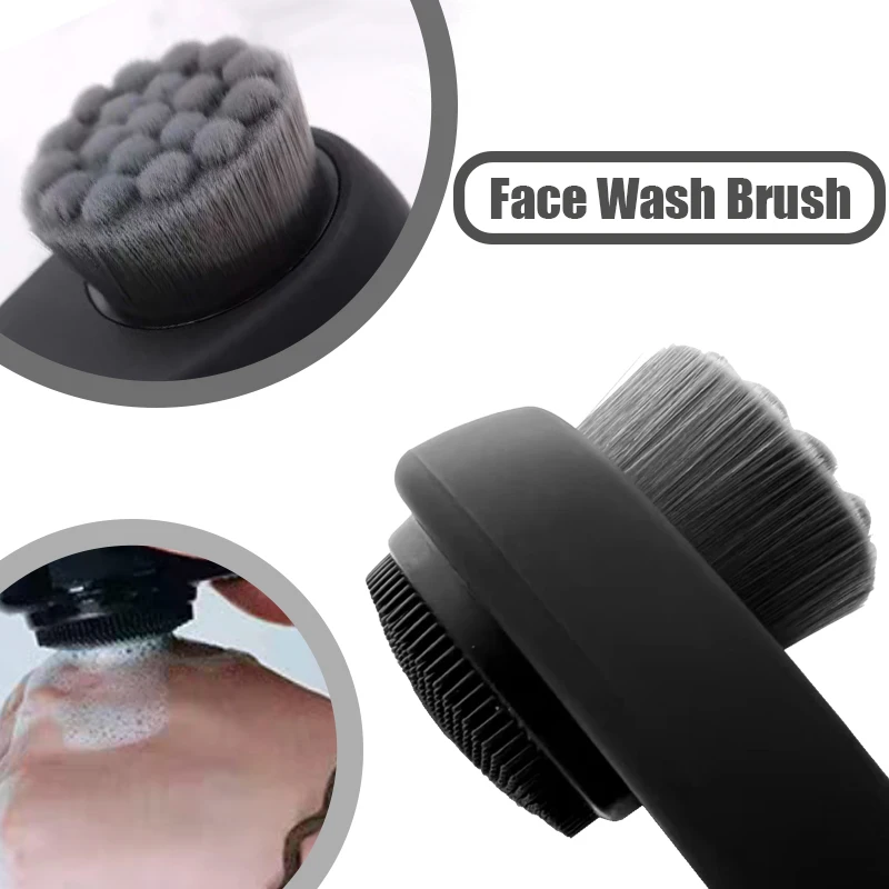 

Deep Cleansing Bamboo Charcoal Body Exfoliating Shower Facial Cleaner Exfoliating Scrub Massager Makeup Brush