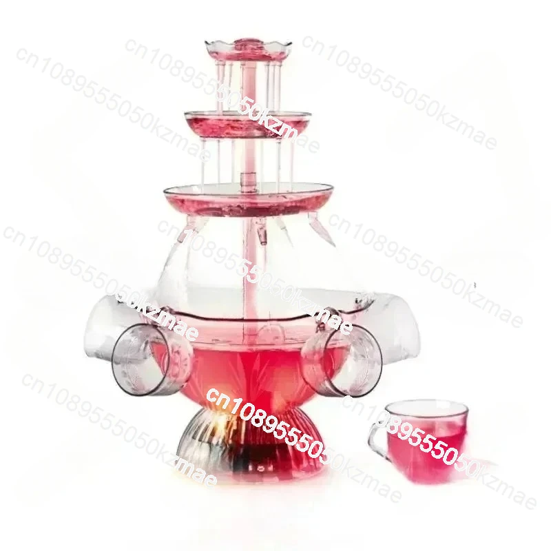 

Подходит для винной машины, соковых напитков, пивной водоспадной машины 110 В/220 В, трехслойного вина, шампанского, праздничного фонтана