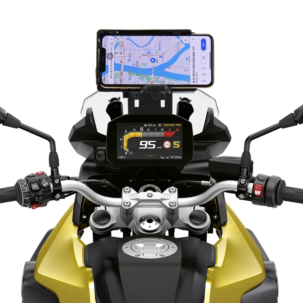 Motorcycle GPS Navigation bracket Phone Stand Holder WIRELESS CHARGING For BMW F 850 GS F 750 GS F850 F750 GS 2018 2019 2020