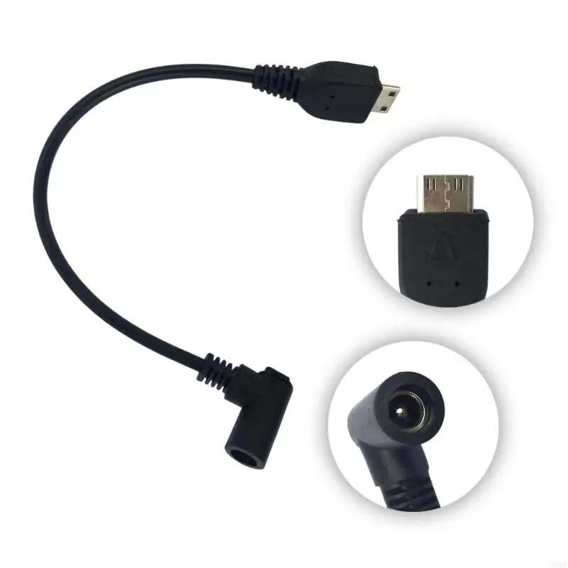 adaptador alimentação direta para dispositivo sem fio VX680/VX670 conector ângulo reto 83CF