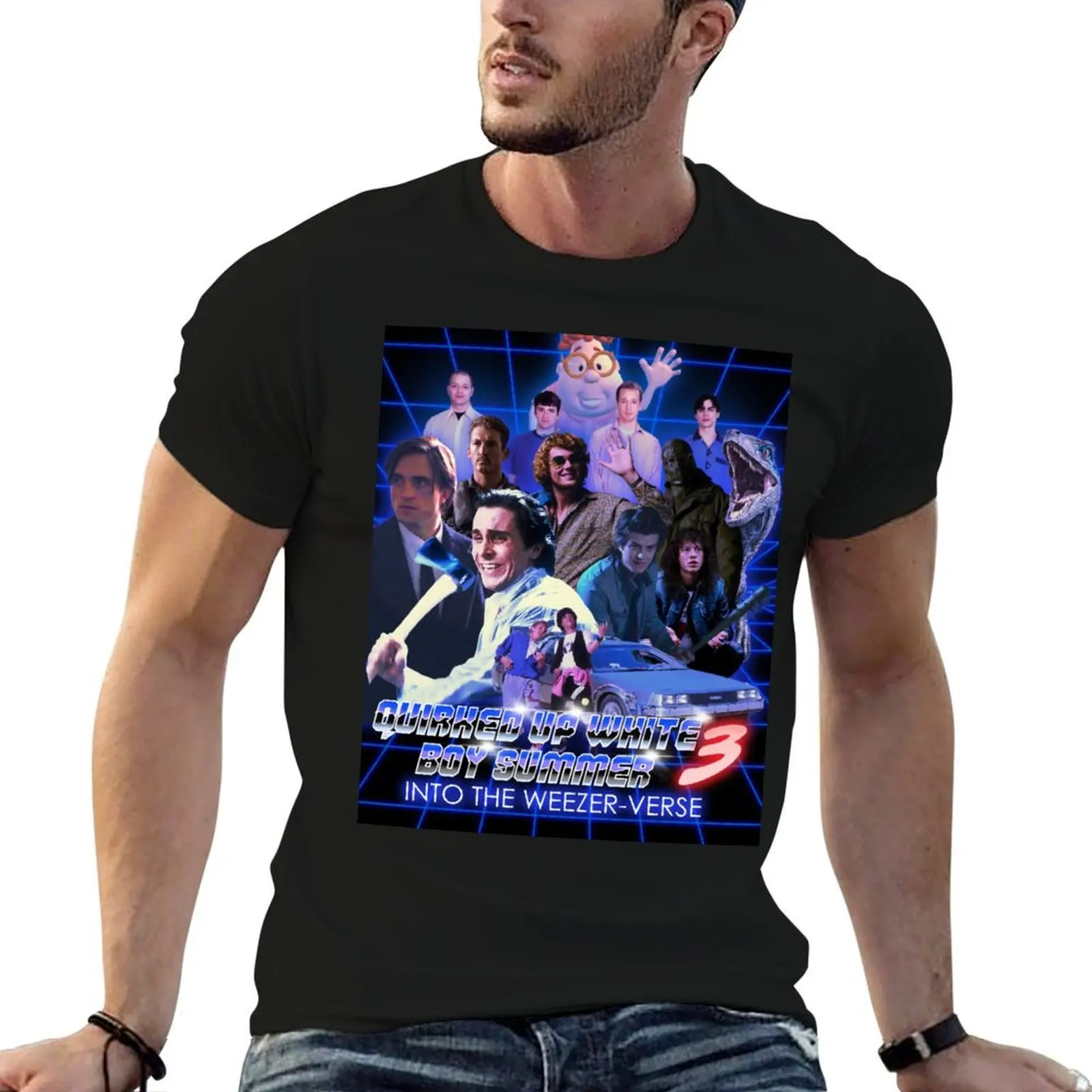 Quirked Up White Boy Summer 3 T-Shirt topping tops mens graphic t-shirts anime