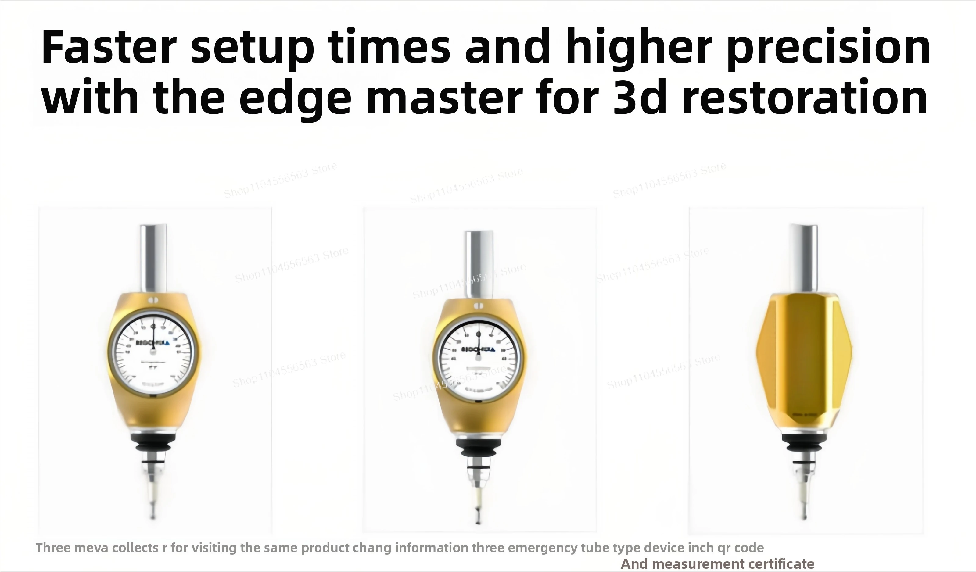 FIX3D edge finder, dustproof, waterproof 0.01 accuracy, edge finder