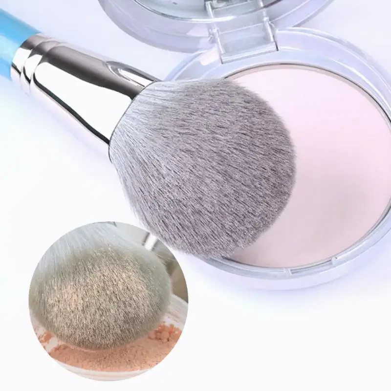 Make-upborstelset De Iris-serie Hoge kwaliteit synthetisch haar Blauwe borstels Poeder Blush Foundation Oogschaduw Beauty Tools