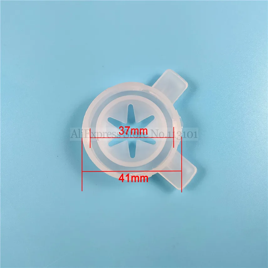 One Big Snowflake Modeling Cap Spare Part Nozzle Lid BQL Accessory Soft Serve Ice Cream Machines 37mm Inner Diameter