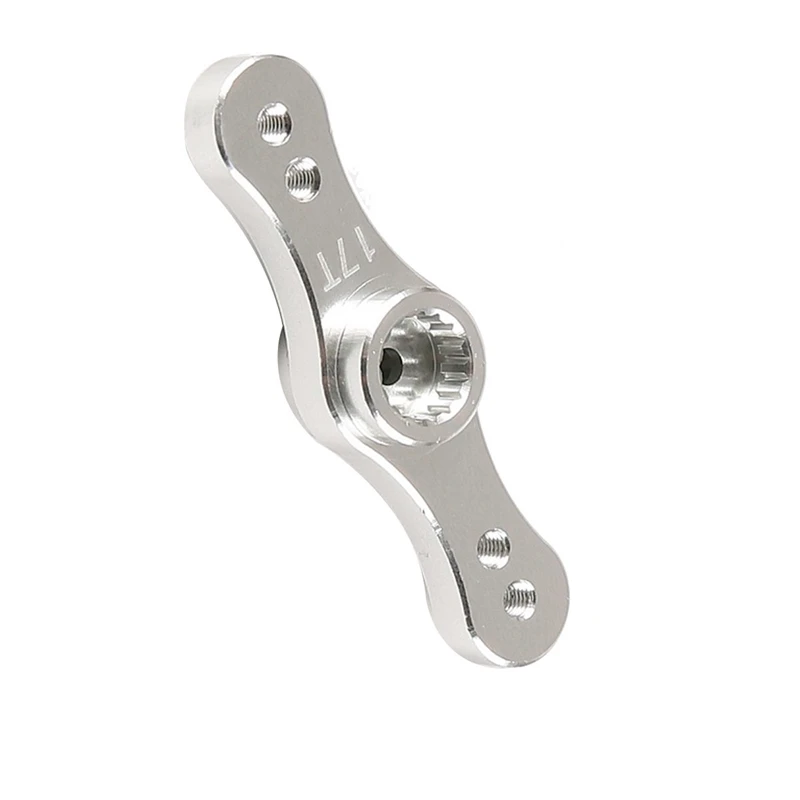 Brazo Servo de aleación CNC de doble cara, sistema de dirección simétrica, 15T, 17T, para escala 1/5, HPI Rovan Baja 5B, 5T, 5SC