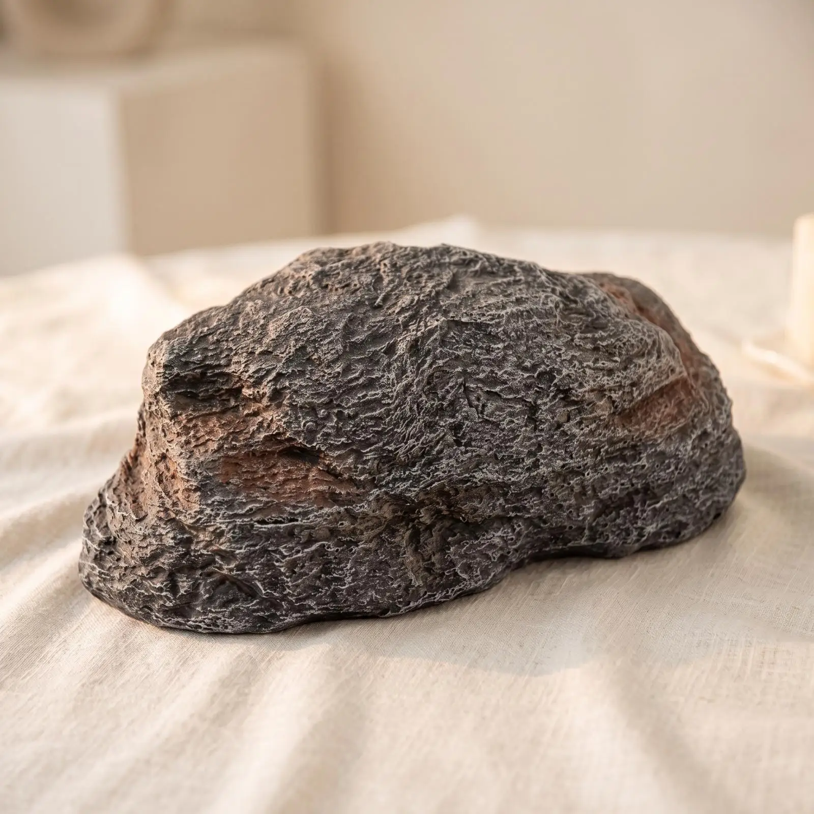 Faux Rock Prop Lifelike Artificial Rock Prop Fake Stone Model Realistic for Photographers, Window Display, Photo Studio