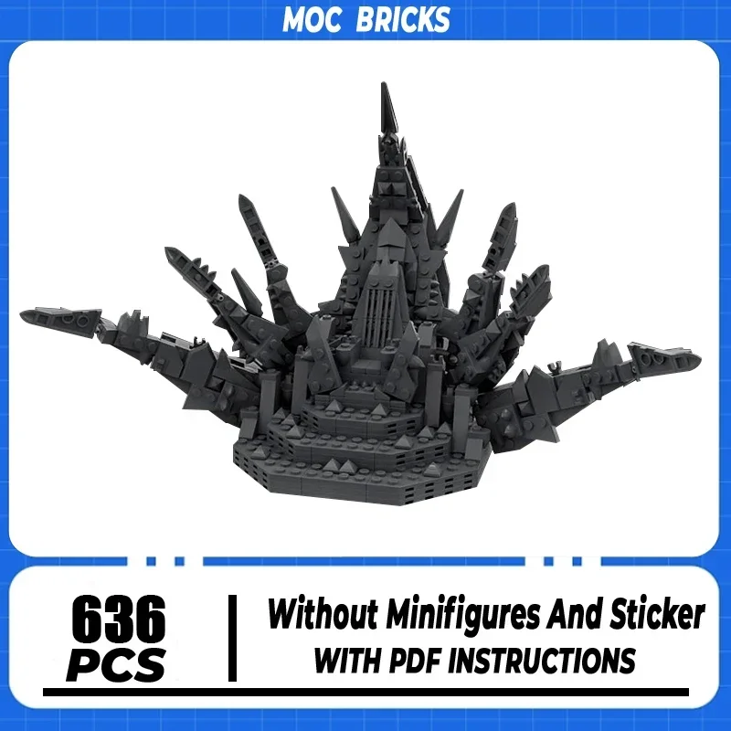 

Звездный фильм Moc, строительные блоки, модель трона императора, технология, знаменитые сцены, кирпичи, сделай сам, сборка, строительная игрушка, подарок на праздник
